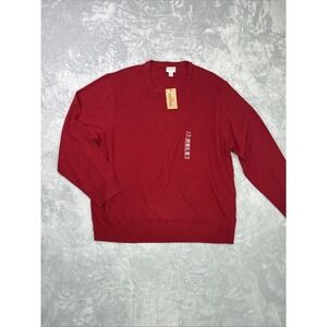 Dockers Men's Red Crewneck Long Sleeve Sweater Size XXL NEW